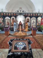 Богослужение в Великий четверг в Зайцевке