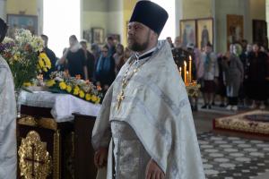 Иерей Алексий Жиляев сослужил Правящему Архиерею за Божественной литургией