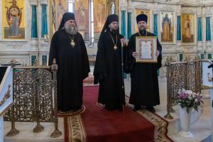 Настоятель Успенского храма с. Зайцевка иерей Алексий Жиляев награжден Архиерейской грамотой