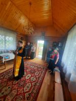 Богослужение в Свято-Покровской часовне в Смаглеевке