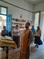 Богослужение в Никольском храме с. Талы