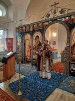 Богослужение в Неделю 3-ю Великого поста в Зайцевке