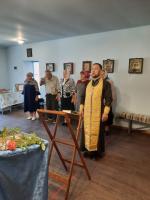Богослужение в Успенском храме с. Новобелая