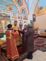 Богослужение в Покровском храме с. Осиковка