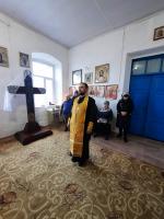 Богослужение в Никольском храме с. Талы 