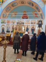Богослужение в Покровском храме с. Осиковка