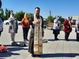 Освящение Пасхальной снеди в Талах и Писаревке