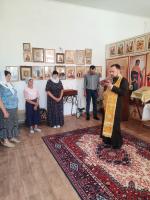 Богослужение в  Никольском храме с. Талы