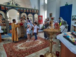 Богослужение в Неделю 7-ю по Пасхе  в Зайцевке