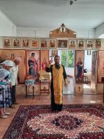 Богослужение в Никольском храме с. Талы