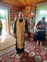 Богослужение в Свято-Покровской часовне с. Смаглеевка