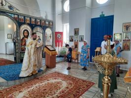 Богослужение в Неделю 4-ю по Пятидесятнице в Зайцевке