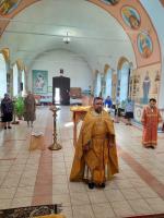 Богослужение в Покровском храме с. Осиковка