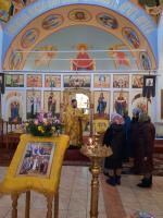 Богослужение в Покровском храме с. Осиковка