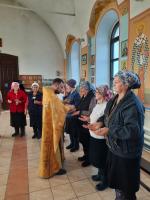 Богослужение в Покровском храме с. Осиковка