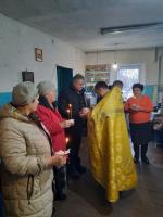 Богослужение в Успенском храме с. Новобелая