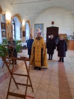 Богослужение в Покровском храме с. Осиковка