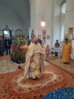 Богослужение в Неделю 28-ю по Пятидесятнице в Зайцевке 