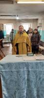 Богослужение  в Успенском храме с. Новобелая