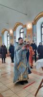 Богослужение в праздник Сретения Господня в Осиковке