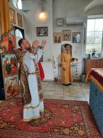 Богослужение в Неделю 3-ю Великого поста в Зайцевке