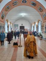 Богослужение в Покровском храме с. Осиковка