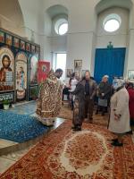Богослужение в Неделю 4-ю Великого поста в Зайцевке