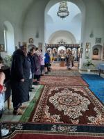 Богослужение в Неделю 5-ю Великого поста в Зайцевке