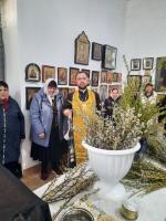 Богослужение в Никольском храме с. Талы