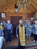 Богослужение в часовне с. Смаглеевка и с. Касьяновка