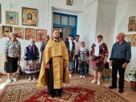 Богослужение в Никольском храме с. Талы