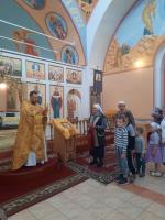 Богослужение в Покровском храме с. Осиковка