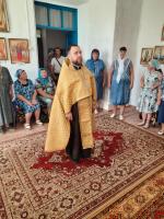 Богослужение в Никольском храме с. Талы