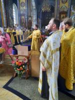 Настоятель Успенского храма с. Зайцевка иерей Алексий Жиляев принял участие в совершении молебного пения святителю Тихону, Патриарху Московскому, в Благовещенском кафедральном соборе г. Воронежа