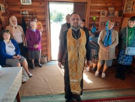 Богослужение в праздник Рождества Пресвятой Богородицы в Смаглеевке и Касьяновке 