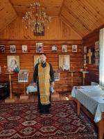 Богослужение в Свято-Покровской часовне с. Смаглеевка