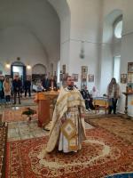 Богослужение в Неделю 18-ю по Пятидесятнице в Зайцевке