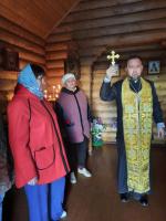 Богослужение в праздник Покрова Пресвятой Богородицы в часовне в честь Всех Святых с. Касьяновка