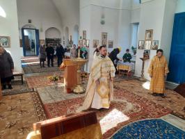 Богослужение в Неделю 20-ю по Пятидесятнице в Зайцевке