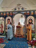 Богослужение в Неделю 24-ю по Пятидесятнице в Зайцевке