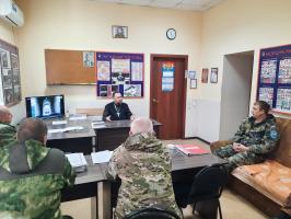 Настоятель Успенского храма с. Зайцевка иерей Алексий Жиляев встретился с личным составом пожарной части № 96 – Писаревка
