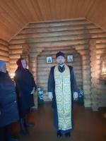 Богослужение в праздник Введения во храм Пресвятой Богородицы в Смагллевке 