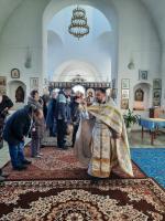  Божественная литургия в  Неделю сыропустную в Зайцевке