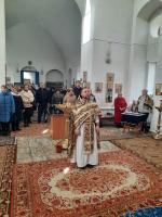 Богослужение в Неделю 4-ю Великого поста в Зайцевке