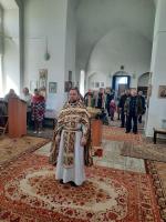 Богослужение в  Неделю 5-ю Великого поста в Зайцевке