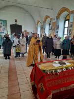 Богослужение в Великую Субботу в Покровском храме с. Осиковка