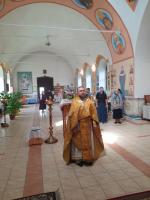 Богослужение в субботу 6-й седмицы по Пасхе в Осиковке