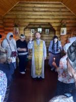 Богослужение во Всехсвятской часовне с. Касьяновка