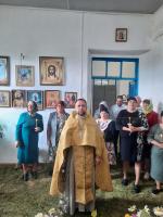 Богослужение в Никольском храме с. Талы