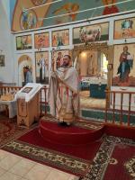 Богослужение в субботу  5-й седмицы по Пятидесятнице в Осиковке